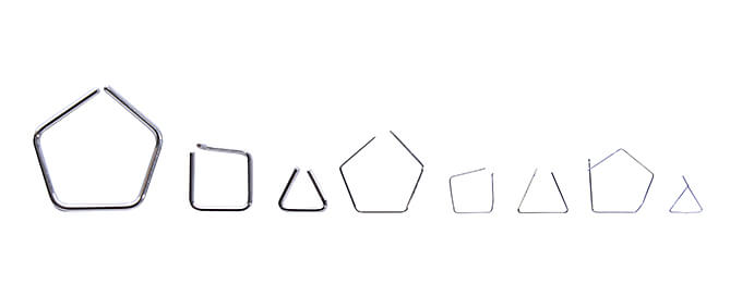 OIML Milligram Wire Weight Construction